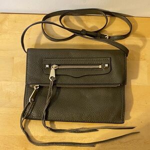 Rebecca Minkoff Elegant Brown Leather Crossbody Bag